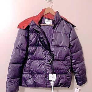 NWT Kendall & Kylie Two Tone Puffer Jacket women’s Large